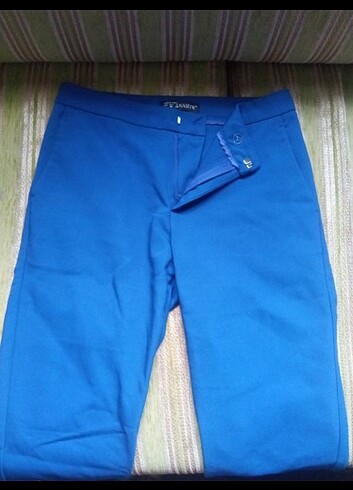 Kaside Mavi kumaş pantolon