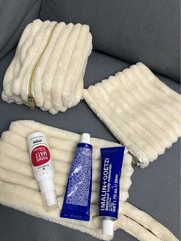  Beden beyaz Renk Üçlü çok amaçlı çanta