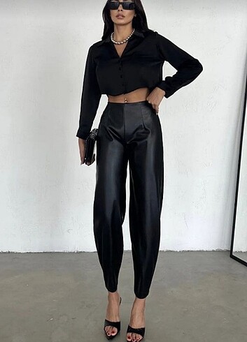 DERİ PANTOLON - Görsel 3