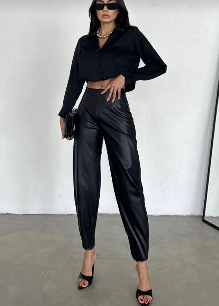 DERİ PANTOLON - Görsel 2