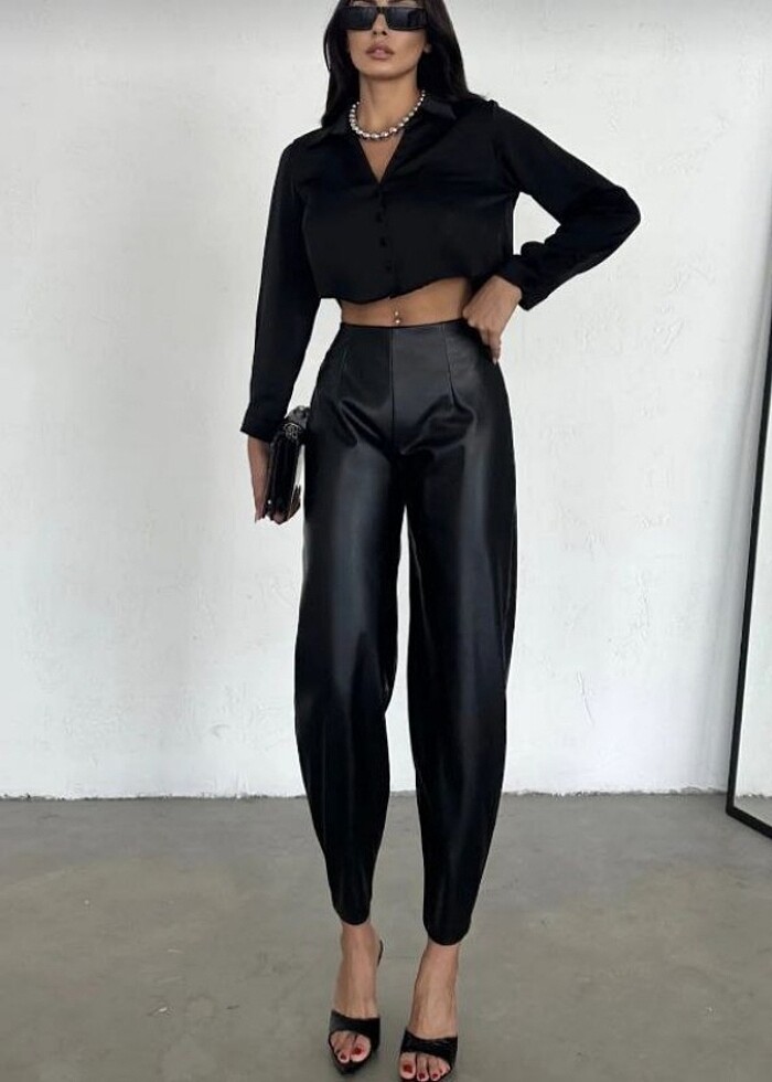 DERİ PANTOLON - Görsel 3