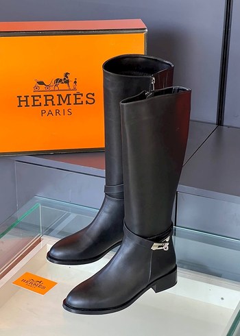 37 Beden kahverengi Renk Hermès Kadın Çizme