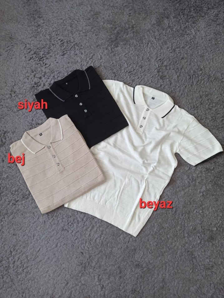 Erkek Kısa Kollu Polo Tişört - Görsel 2