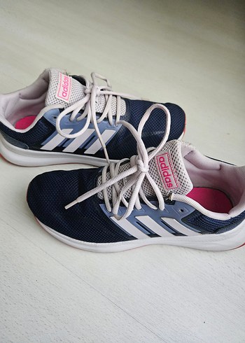 Adidas Kadın Lacivert Bağcıklı Spor Ayakkabı - Görsel 4