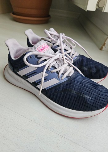 Adidas Kadın Lacivert Bağcıklı Spor Ayakkabı - Görsel 2