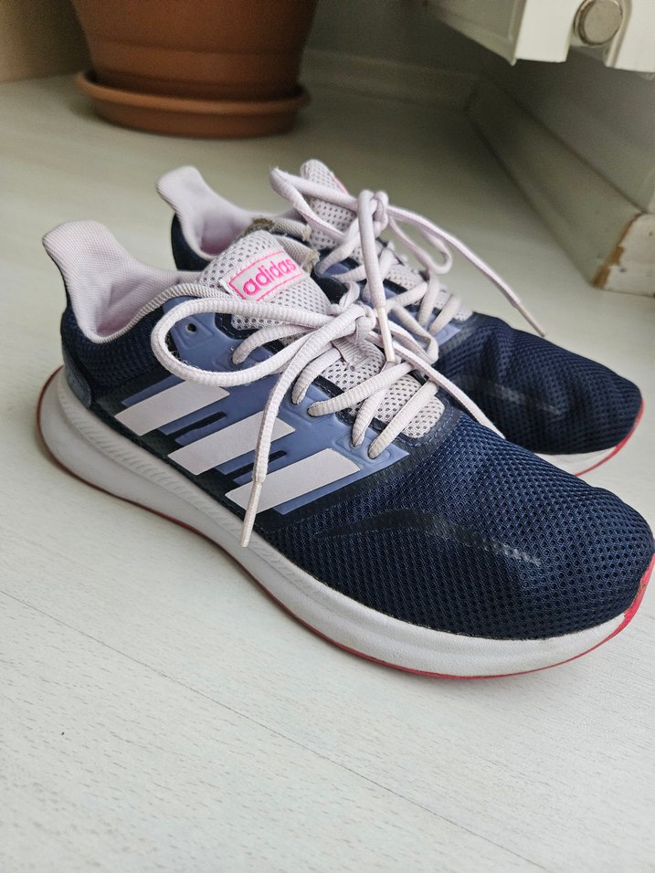 Adidas Kadın Lacivert Bağcıklı Spor Ayakkabı - Görsel 2