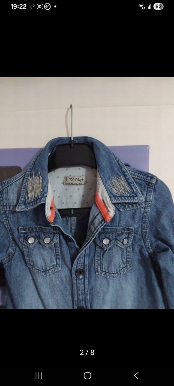 kız çocuk denim tonik elbise - Görsel 2