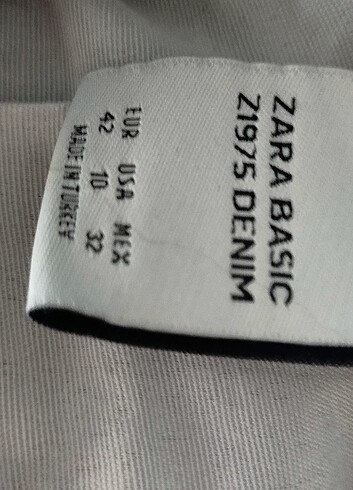 32 Beden Zara Jeans kadın pantolon