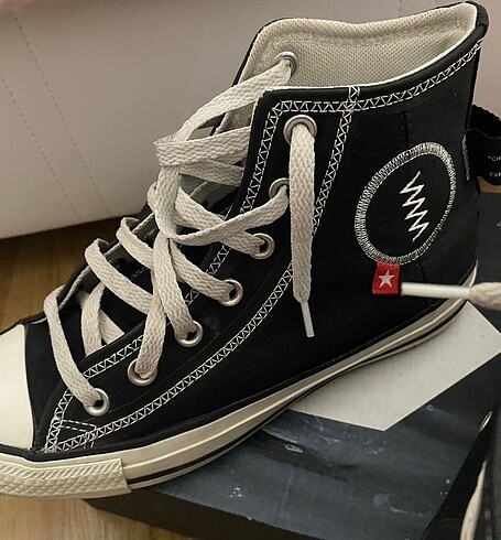 38 Beden siyah Renk Converse Ayakkabı