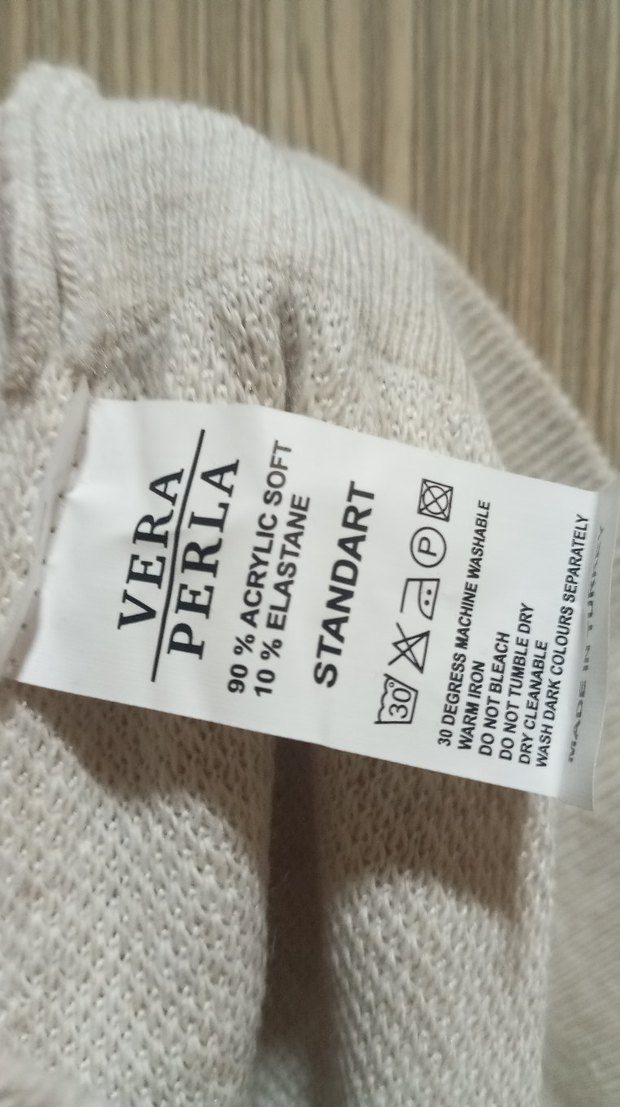 Gri Midi Kadın Triko Pantolon - Görsel 2