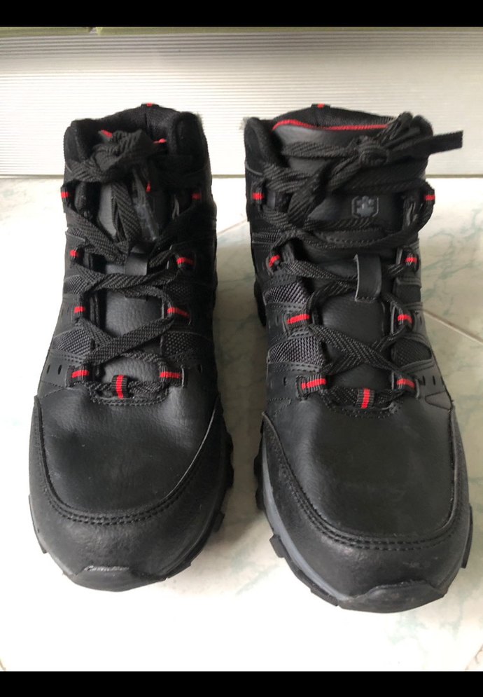 Siyah Bağcıklı Erkek Biker Bot sadece bir kez kullanıldı - Görsel 2