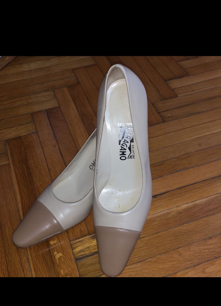 Bej Kadın Topuklu Klasik Ayakkabı - Görsel 2