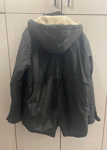 Erkek yeşil Midi Boy mont son görselde renk göründüğü gibidir - Görsel 2