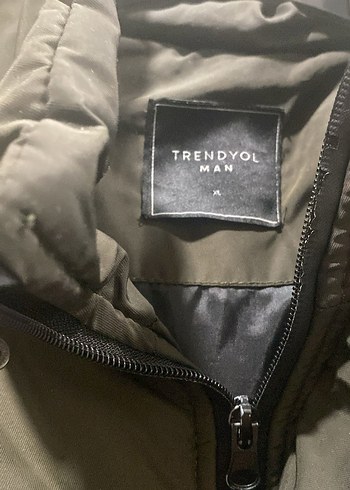 Erkek yeşil Midi Boy mont son görselde renk göründüğü gibidir - Görsel 3