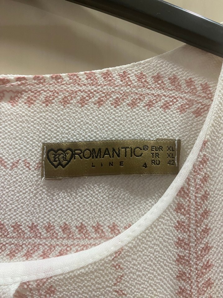 Uzun Kollu Beyaz Bohem Tunik - Görsel 2