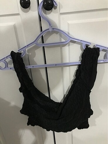 Bershka Siyah crop