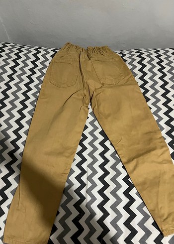 Kahverengi Bel Bantlı bayan  Pantolon - Görsel 2