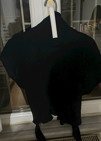 Siyah bağlamalı gömlek - Görsel 2