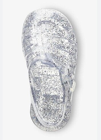 Next Next Baby Silver Glitter Jelly Sandalet