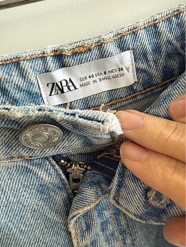 l Beden mavi Renk Zara Slouchy Jean