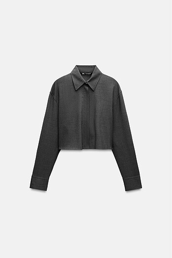 Zara Crop Gömlek