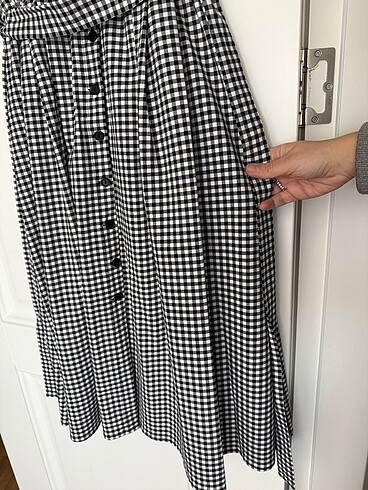 Trendyol Pötikareli Elbise - Görsel 4