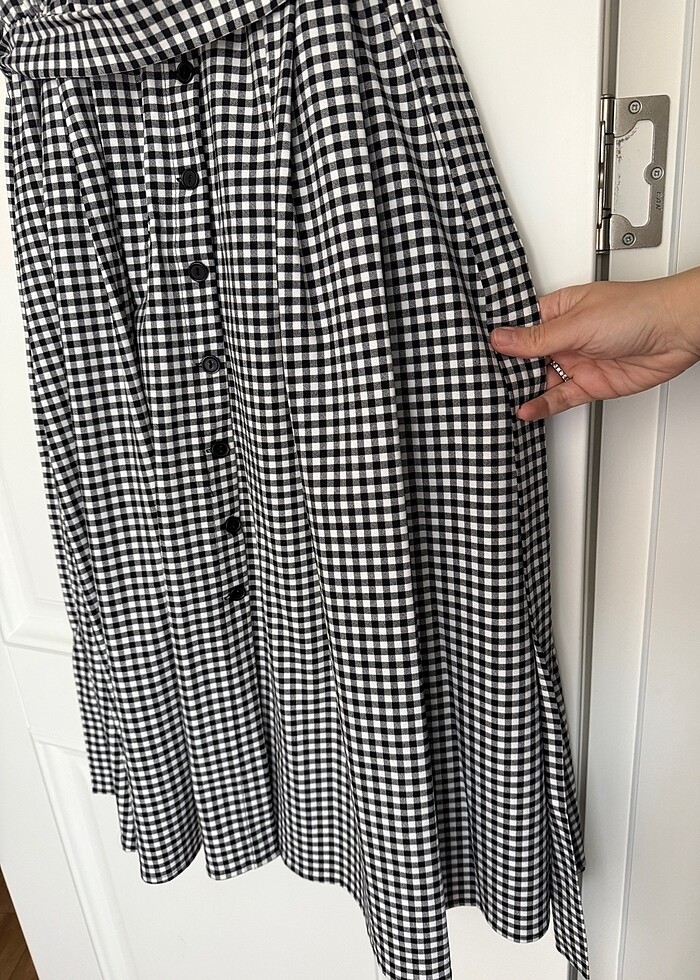 Trendyol Pötikareli Elbise - Görsel 4