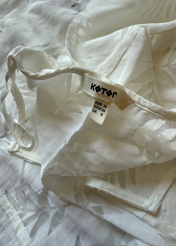 Koton Yaprak Desenli Kaftan - Görsel 3