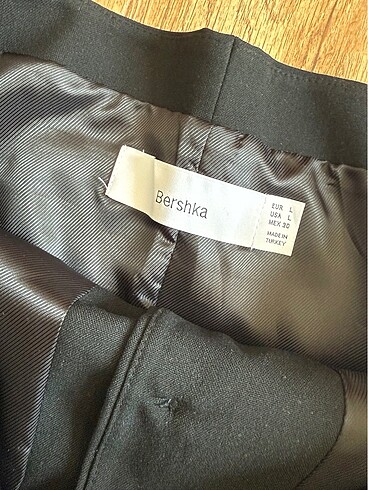 l Beden siyah Renk Bershka Straplez Blazer Büstiyer