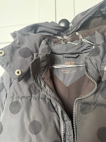 Zara Puantiyeli Şişme Mont - Görsel 6