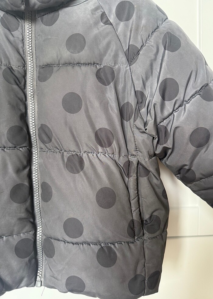 Zara Puantiyeli Şişme Mont - Görsel 4