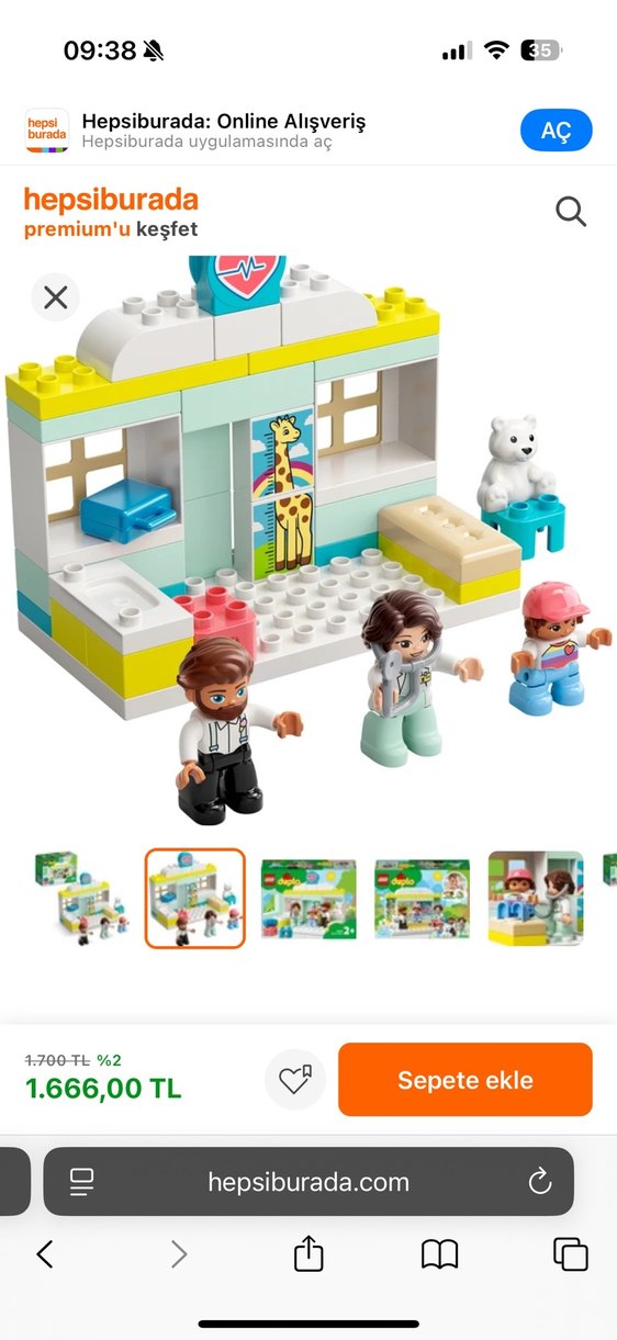 LEGO Duplo Doktor Ziyareti Oyun Seti 2+ - Görsel 2