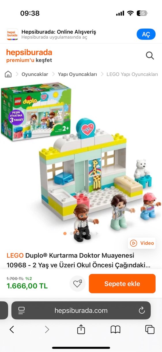 LEGO Duplo Doktor Ziyareti Oyun Seti 2+ - Görsel 3