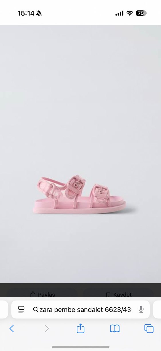 Zara Pembe Sandalet - Görsel 2