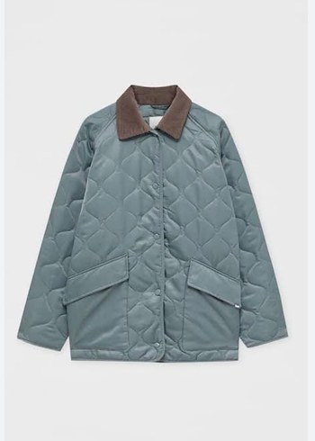 Pull&Bear Kadife Yaka Kapitone Mont