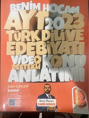 Benim Hocam Ayt Edebiyat Konu Anlatımı