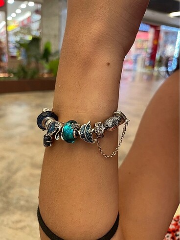 Gümüş pandora charm