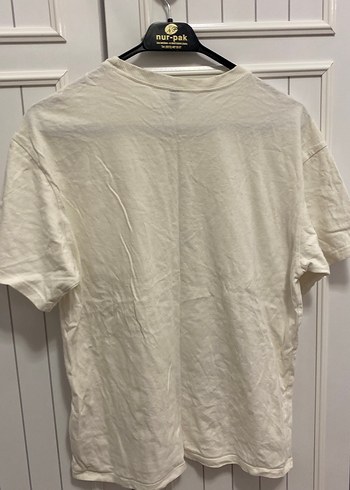 Baskılı Krem Kadın Tişört - Görsel 3