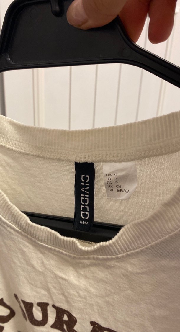 Baskılı Krem Kadın Tişört - Görsel 4