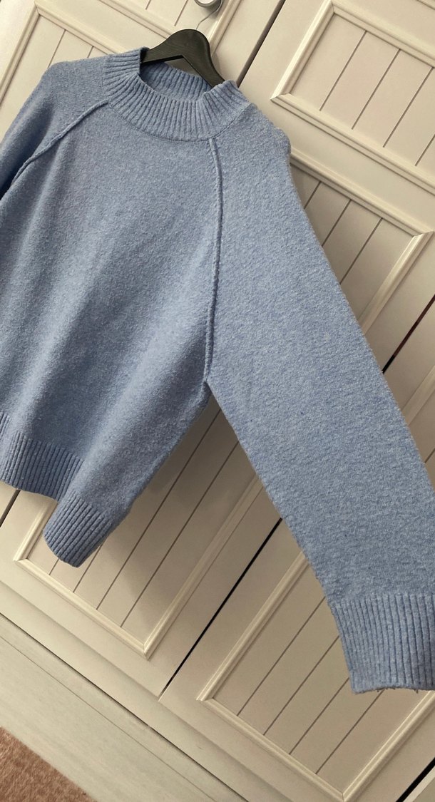 Mavi Kadın Yün Triko Kazak - Görsel 2