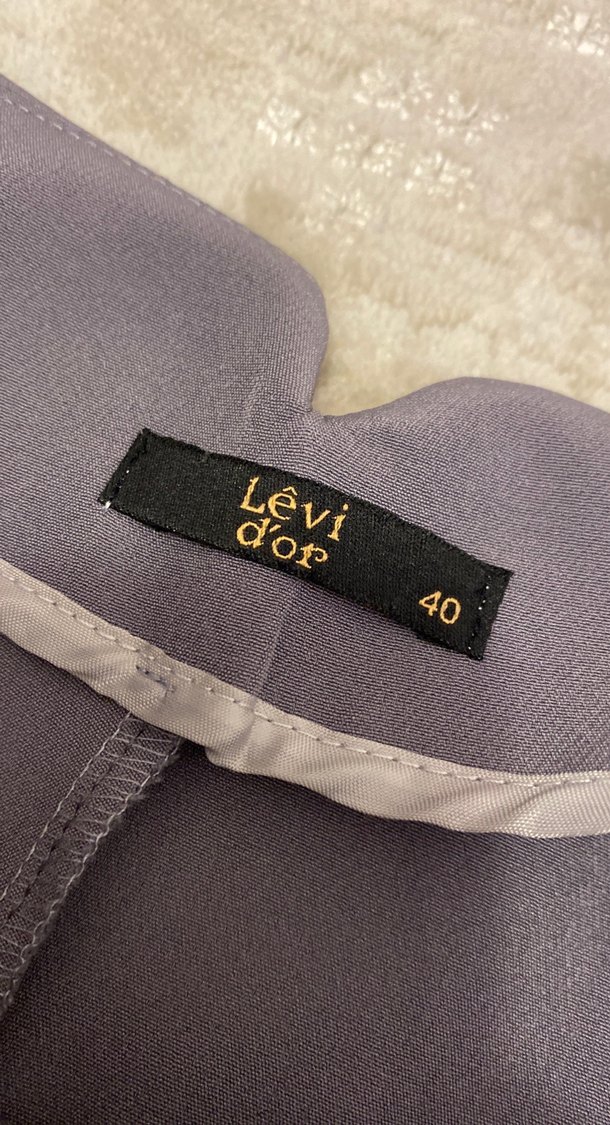 Düz Kesim  Kumaş Kadın Pantolon - Görsel 3