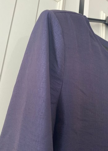 Kadın Lacivert Uzun Kolu Vatkalı Pardesü - Görsel 6