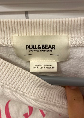 Beyaz Baskılı Kadın Sweatshirt - Görsel 3