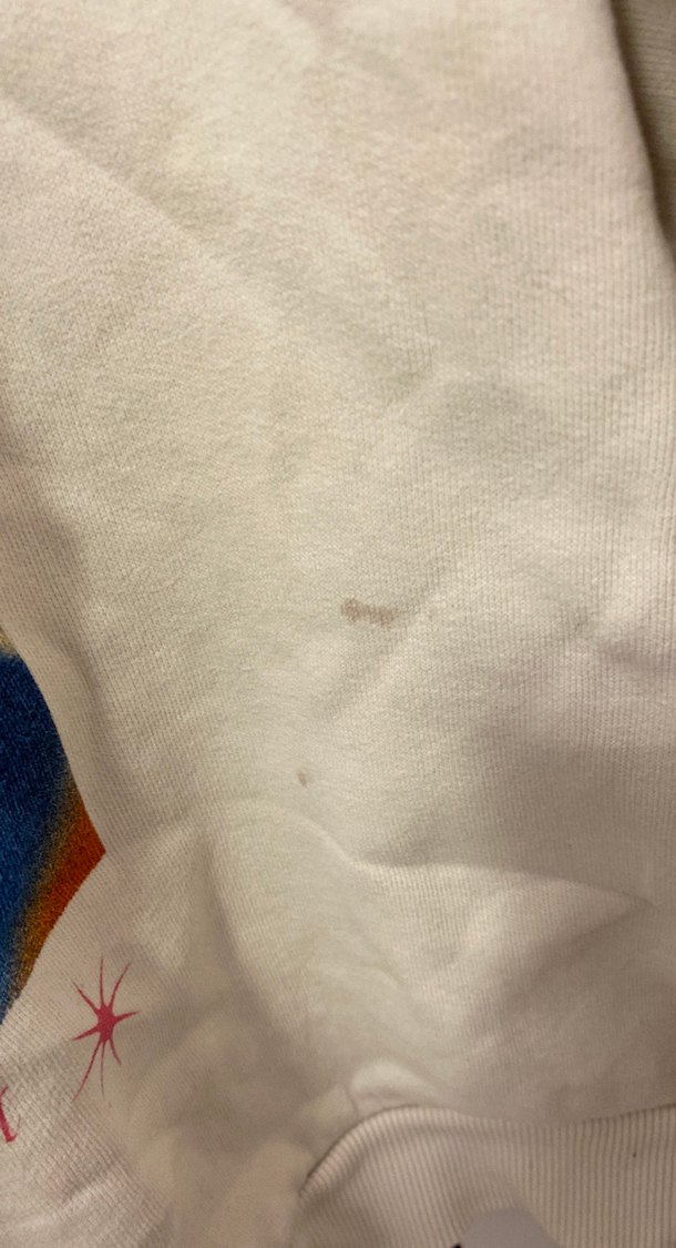 Beyaz Baskılı Kadın Sweatshirt - Görsel 4