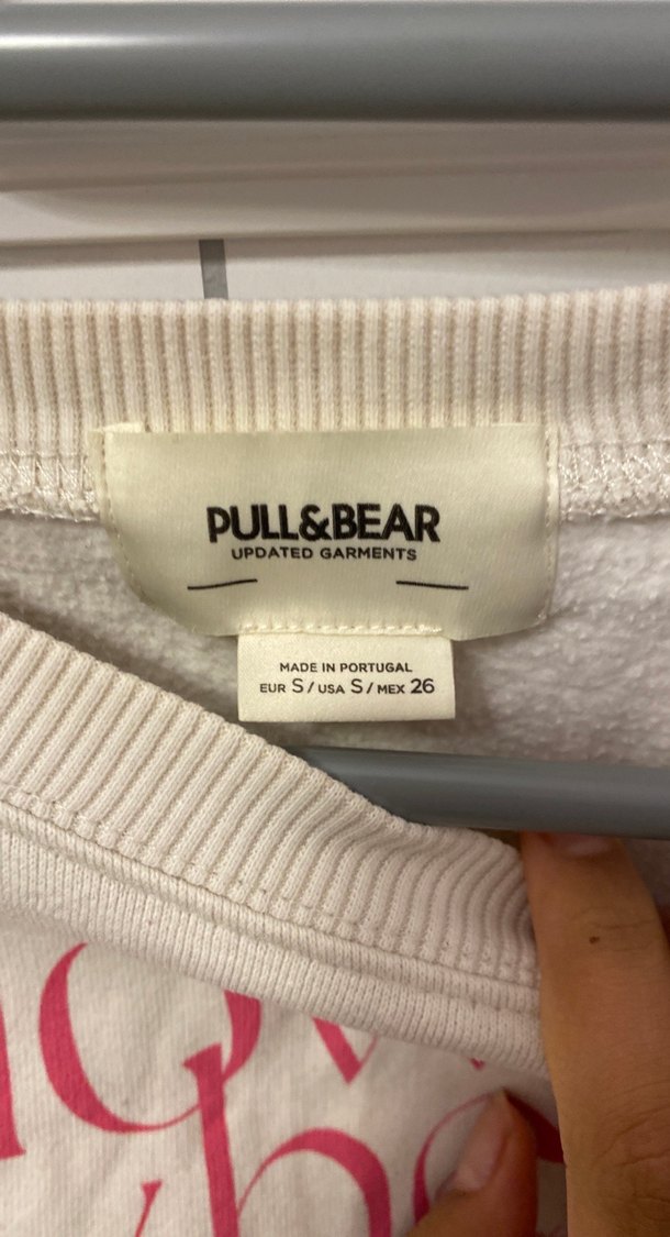 Beyaz Baskılı Kadın Sweatshirt - Görsel 3