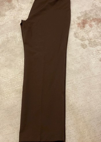 Kahverengi Kadın Kumaş Pantolon - Görsel 2