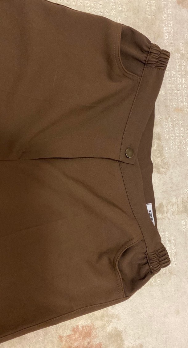 Kahverengi Kadın Kumaş Pantolon - Görsel 3