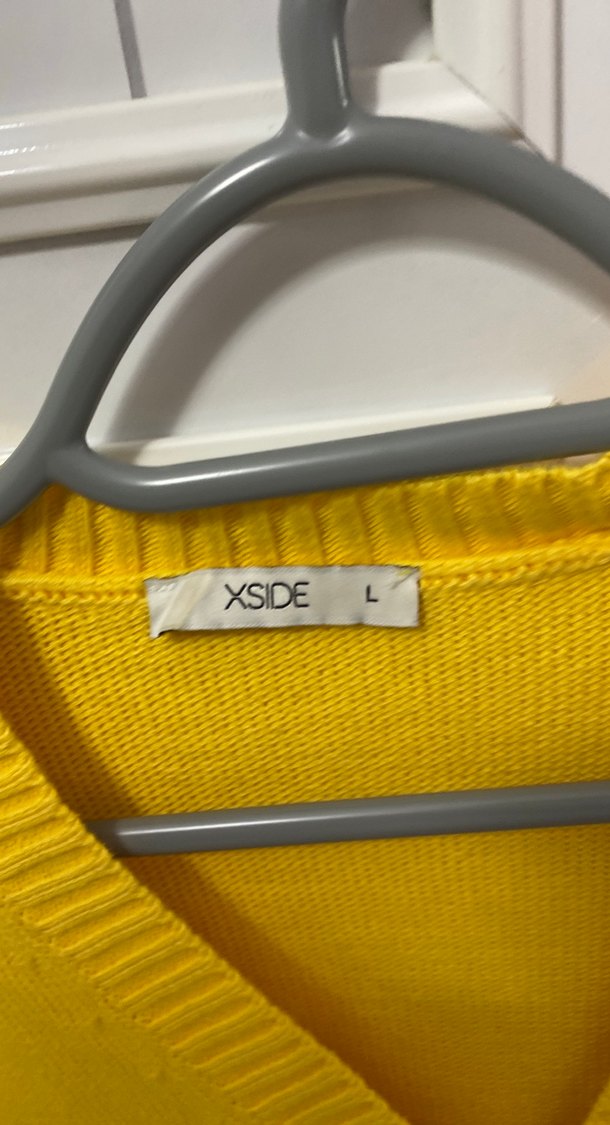 Sarı Kadın Triko Uzun Kollu Kazak Hırka - Görsel 4