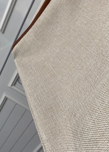 Bej Keten Kadın Omuz Çantası - Görsel 3