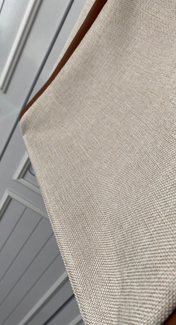 Bej Keten Kadın Omuz Çantası - Görsel 3